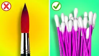 Simple Landscape from Dots || Rainbow Painting For Beginners🌈🥰