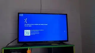 (First Video) Minesweeper has BSOD on TV