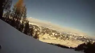 Капрун 2015 (спуск по черной трассе)