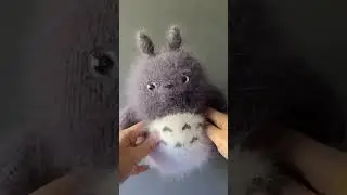 Мой сосед Тоторо (вязаная спицами игрушка Totoro)