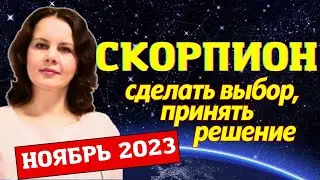 СКОРПИОН - ГОРОСКОП НА НОЯБРЬ 2023 ГОД