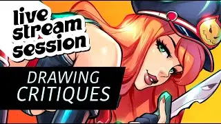 Drawing CRITIQUE + TIPS /// FIXING MY ART