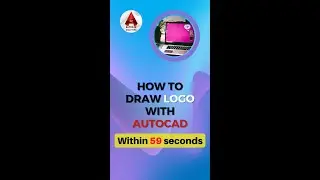 How to draw logo with Autocad 