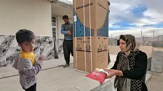 🍓🧊Taybeh made the children happy by buying a refrigerator.
