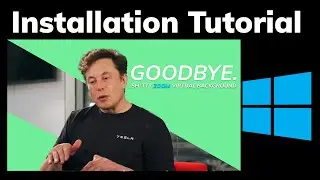 Robust Video Matting (RVM) Windows Installation Tutorial