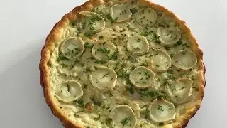Creamy Chicken Quiche with EASY  Oil Pastry  Crust