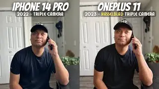 OnePlus 11 vs iPhone 14 Pro ULTIMATE camera shootout! 🔥