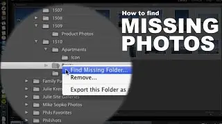 How to Find Missing Photos in Lightroom