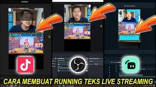 How to Make Running Text in Tiktok Live Studio, OBS Studio & Streamlabs - Moving Running Text
