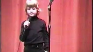 Ian at age 6 singing The Beatles