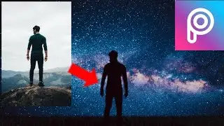 Silhouette Milkyway Edit use picsart | edit Milkyway siluet menggunakan picsart