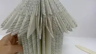 Recycled Book Birdhouse
