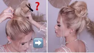 LOOKS LIKE IT WAS DONE BY A PRO 😱 FORMAL HAIRSTYLE TUTORIAL FOR LONG, MEDIUM HAIR