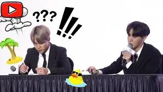 BTS: Funny, sweet and cute moments during the BE Press Conference 💜.