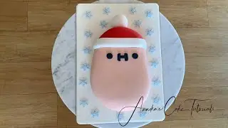 Kawaii potato cake | Christmas potato cake