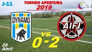 J-11 | Dynamo Puerto FC 0 – 2 Fundación AIFI | 28-04-19