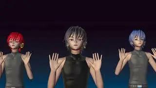 [MMD] Everglow - Adios (Kaito, Akaito, and Zeito)