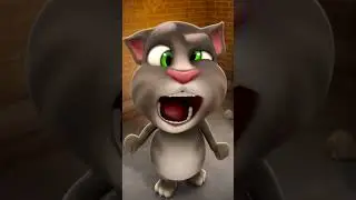 talking tom drinking milk 🥛 funny 😄