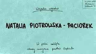 Kamil Barański - Wojenko, wojenko (Natalia Piotrowska-Paciorek) #wpiesnizaklete #kulturawsieci