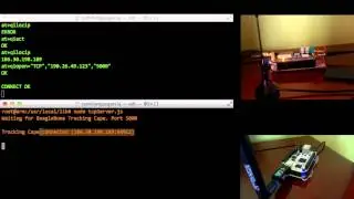 BeagleBone Tracking Cape: Sending data over TCP socket - Example program #2 (Python3) (part 5)