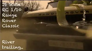 JS Scale Range Rover Classic RC Car wading through a Swiss river!