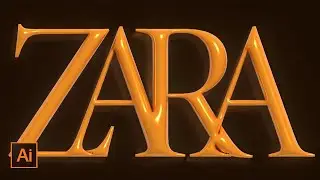 Inflated 3D Text Effect in Adobe Illustrator | DesignMentor