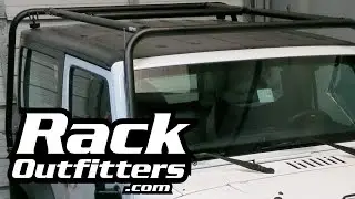 Jeep Wrangler 2 Door JK Garvin Wilderness Adventure Roof Rack '07-'14* by Rack Attack