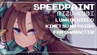 Ice Moon - KNY Fan Character - Speedpaint uwu