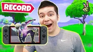 HOW TO RECORD FORTNITE ON NINTENDO SWITCH!