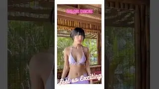 pretty thai girl dancing 