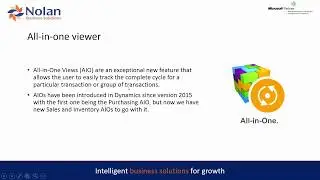 All-in-One View for Dynamics GP 2018