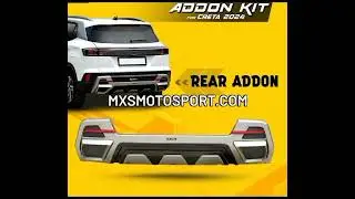 🏁 Front Add-on kit For Hyundai Creta 2024 by MxsMotosport