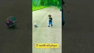 12 month old ... little champ love Football ⚽ #football # #love #ronaldo  #ytshorts