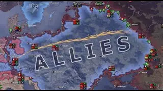 AI walks into the biggest encirclement on Europe - Hearts of Iron 4
