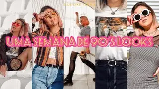 MONTEI LOOKS ANOS 90 POR UMA SEMANA!! | @gi_schwanke