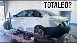 Fixing The C63S AMG's Hidden Frame Damage! It Was Clapped!!