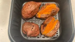 Air Fryer Baked Sweet Potatoes Recipe