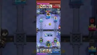 Destroying Xbow with E barbs pump magic archer 😌✨ | Clash Royale