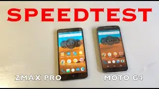 ZMAX VS MOTO G4 SPEEDTEST OPENING APPS