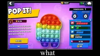 I Got POP IT Amoung Us In Brawl Stars?😱 | New Brawler POP IT🔥 | Brawl Stars⭐