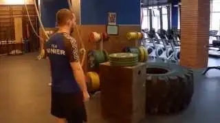 Прыжок на ящик ЛР = 104,5см.