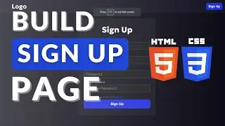 🪛 Build A Responsive Multipage Sign-Up Website using HTML CSS Complete Tutorial | Beginner Friendly