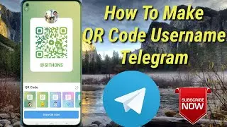 How to Make QR Code Username Telegram | Add Contact With QR Code Telegram tricks | Kh learning