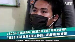 Dua Anak Dibawah Umur Dicekoki Obat Perangsang yang Di Beli dari Medsos Sebelum Dicabu|i