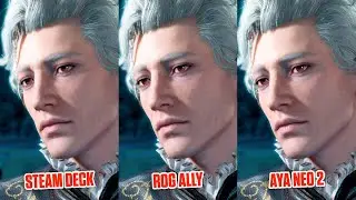 Baldur's Gate 3 - Steam Deck vs ROG Ally vs Aya Neo 2