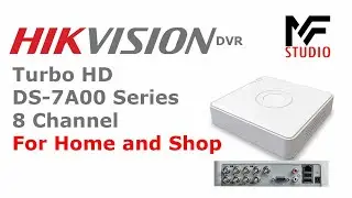 HIK VISION Turbo HD DVR DS-7A00 Series 8 Channel  for Home and Shops - Unboxing