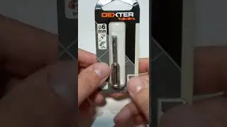 Como furar cerâmica e porcelanato?Qual broca para furar cerâmica,broca diamantada Dexter pro #shorts