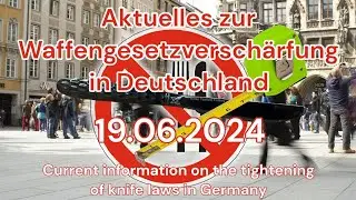 Aktuelles zur Waffengesetzverschärfung in Deutschland VDB Livestream am 25.06.2024 Teil 1