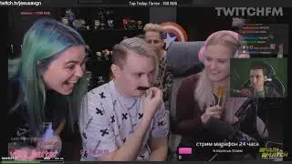 JESUSAVGN СМОТРИТ: Топ Моменты с Twitch  Самый Лучший Подарок  Modestal у Вики Картер