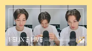 [NO SUBS - Felix Live] 221019 Chicken Mukbang ASMR